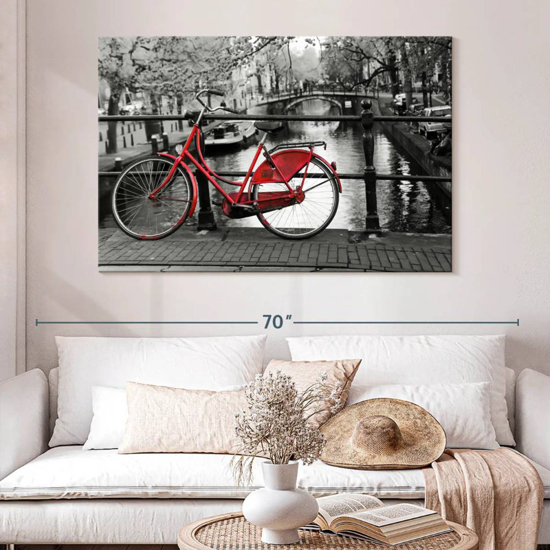Vélo Mehar Red Amsterdam, H 34 po x l 51 po
