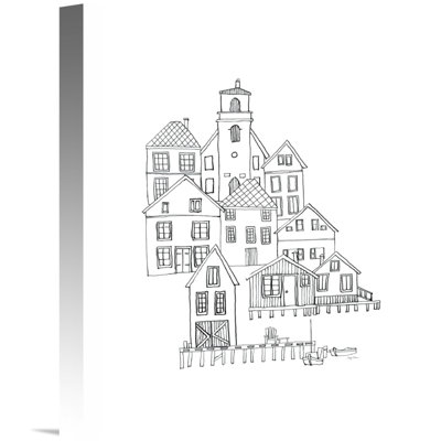 Nordic Village III by Avery Tillmon - Wrapped Canvas Print