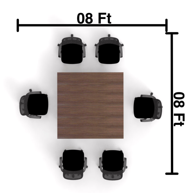 Hage 60'' Rectangle Conference Table, Java