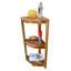 EcoDecors, coin Snazzy, tablette de douche en teck, coin de support de douche, en EarthyTeak ™