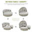 Ensemble de canapé modulaire d'extérieur Patio Furniture