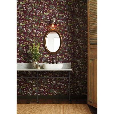 Rouleau de papier peint 27 pi x 27 po Juniper Forest