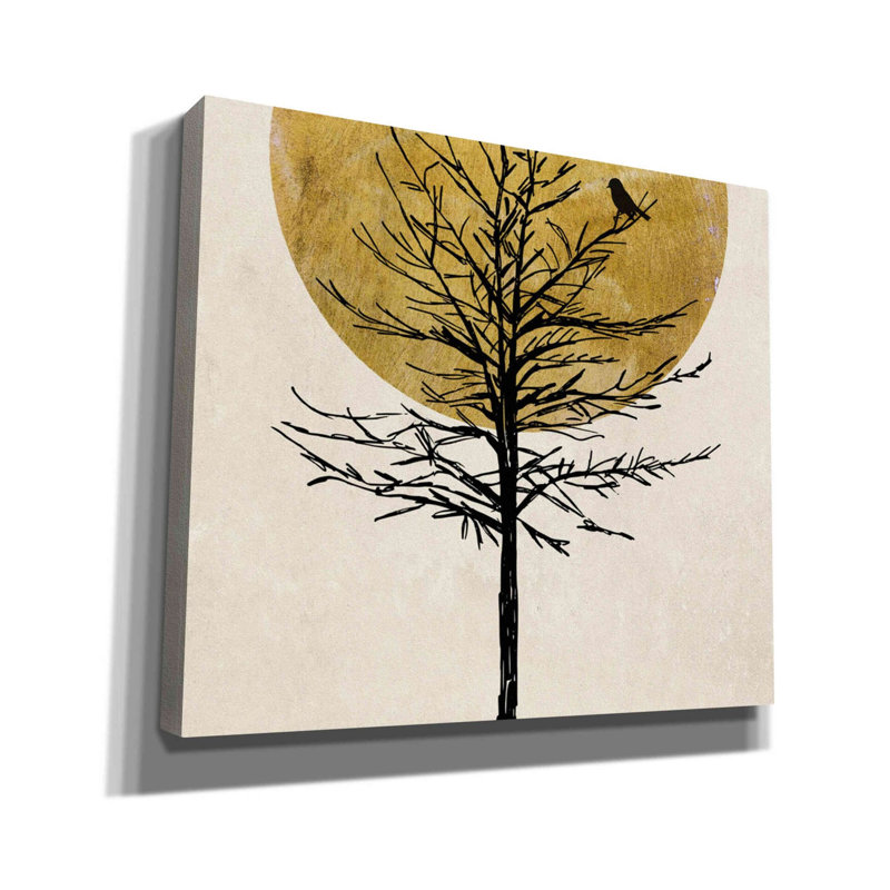 «Moon Tree 1» par Karen Smith, art mural sur toile, H 26 po x l 30 po x P 1,5 po