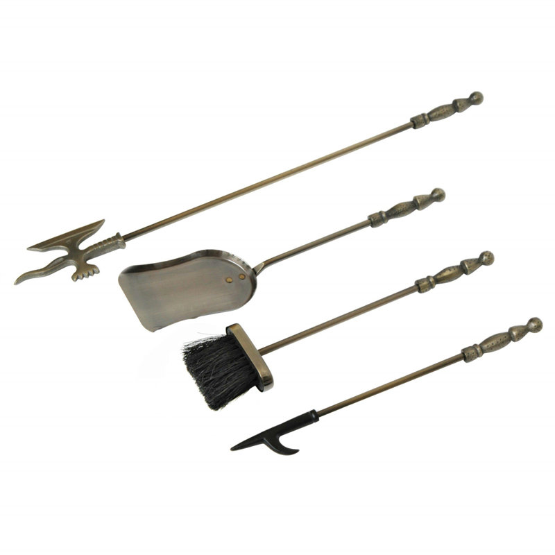 Haverly Iron Fireplace Tool Set