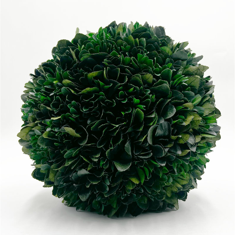 Preserved Boxwood Topiary Ball for Centerpieces
