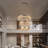 1-Chrome transparent crystal Chandeliers adjustable brightness LED