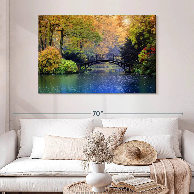 Pont Sirci au parc, H 32 po x l 48 po