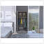 Armoire Ambery 180, deux tablettes, porte double, tringle en métal, un tiroir