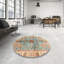 Tapis décoratif multicolore à motif abstrait-2021105459