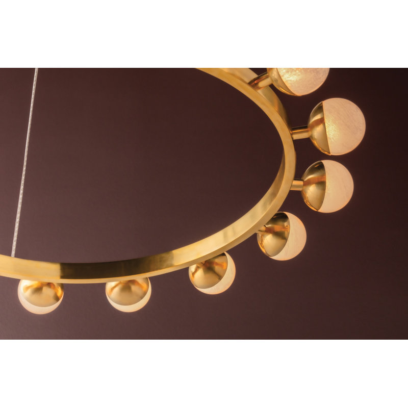Linus Chandelier, 3" H x 29.50" W x 29.50" D, 15
