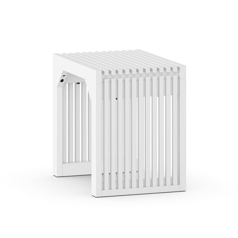 Banc de salle à manger pour vestibule, Blanc
