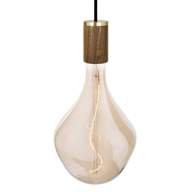 Voronoi I Single Pendant in Walnut