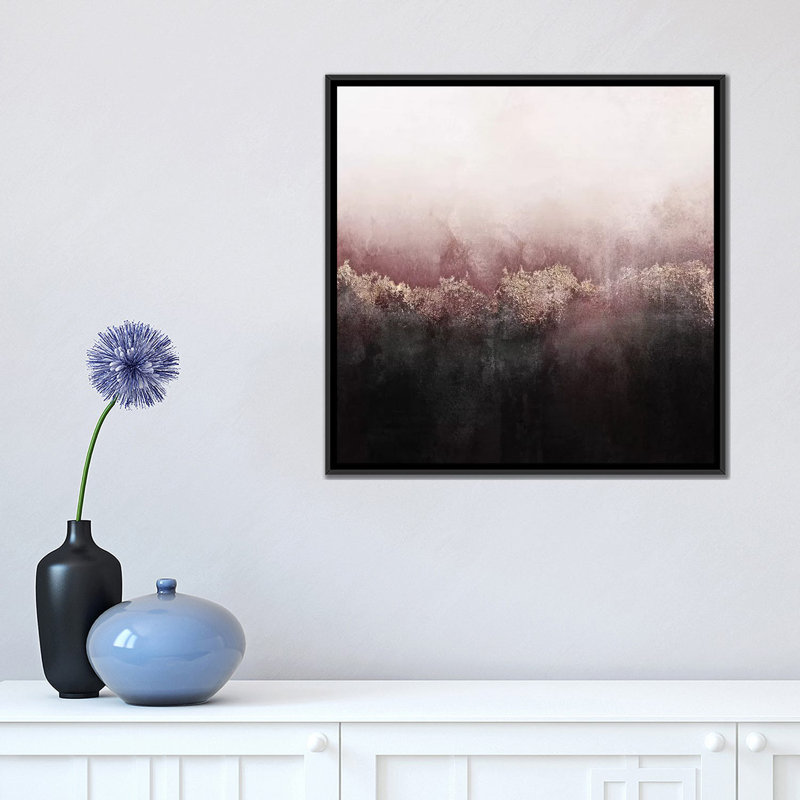 «Sky», reproduction sur toile, Toile avec cadre noir, Pas de tapis, H 18 po x l 18 po x P 1,5 po