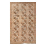 Natural Antique Afghan Ersari Wool Rug - 7'11" x 12'7"