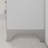 White 3-piece Set, Dressing Table And Two Bedside Tables, Including Metal Handles And Mirror Decoration
