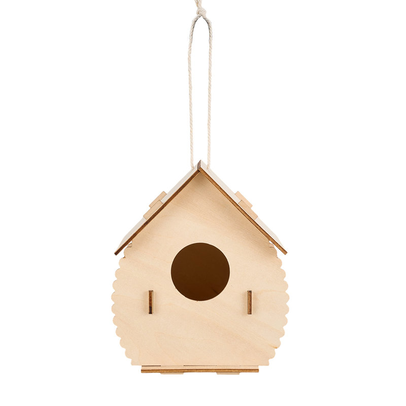 2 Pack Wooden DIY Birdhouse Craft Kit for Kids