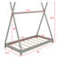 Lit plateforme simple avec structure triangulaire-13391246