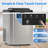 Countertop Ice Makers Machine with Basket and Scoop, 38lbs/24h Soft Chewable Pellet Ice, One-click Operation
