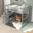 Garance Kids Full Loft Bed with Drawers-2056897300