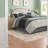 Luxurious Faux Suede Bedding Sets, King Size Comforter With Modern Style
