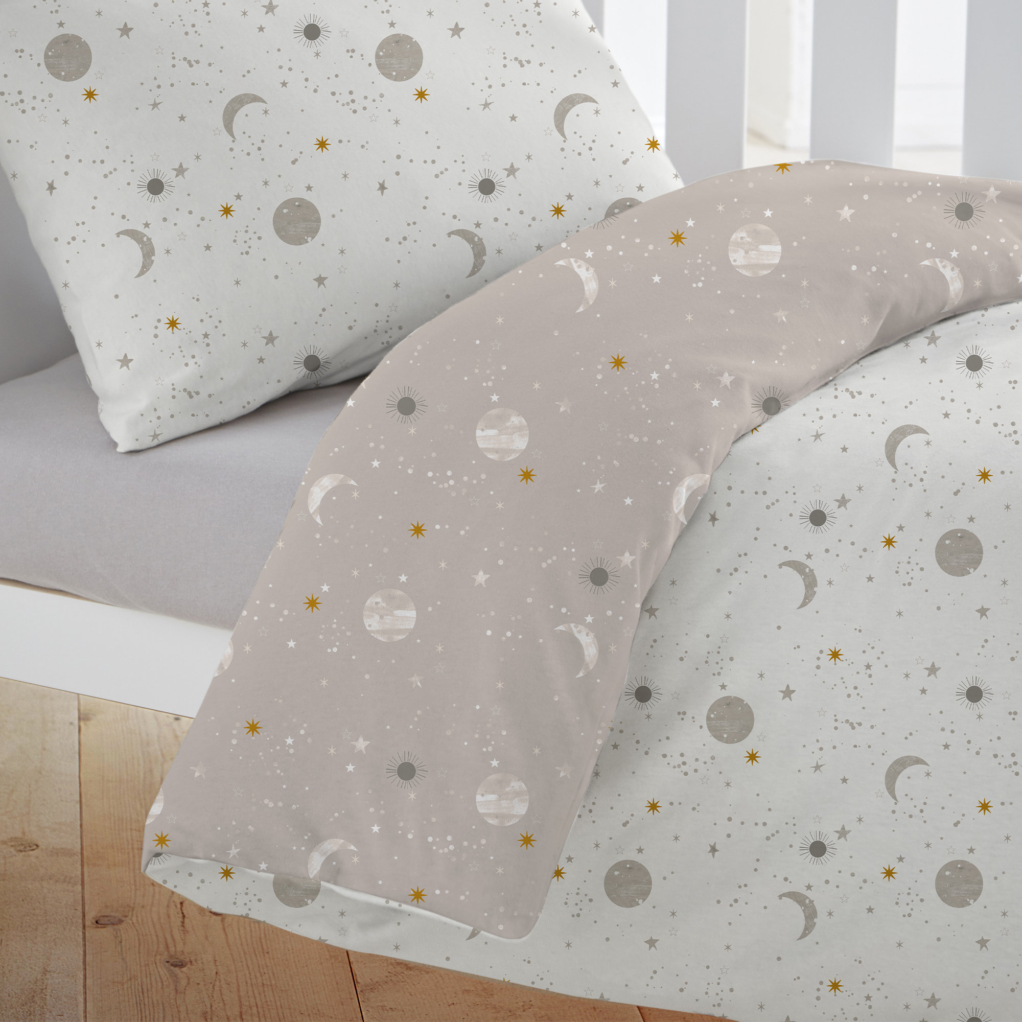 Silentnight Safe Nights Nursery Cot Bed Duvet Cover Pillowcase