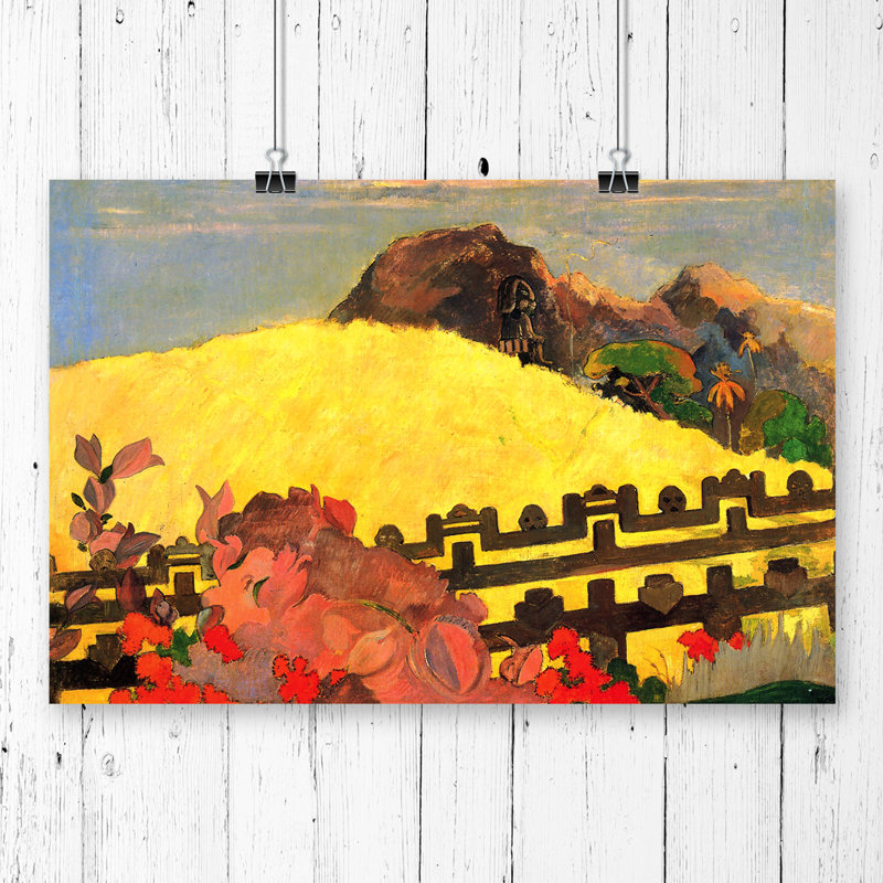 Paul Gauguin Landscape - Frameless Print, 29.7 x 42cm