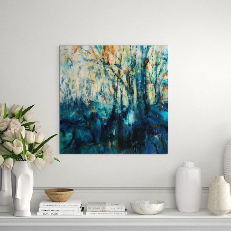 Avatar Forest Print by Jodi Maas, Image Brush Gel, 47" H x 47" W