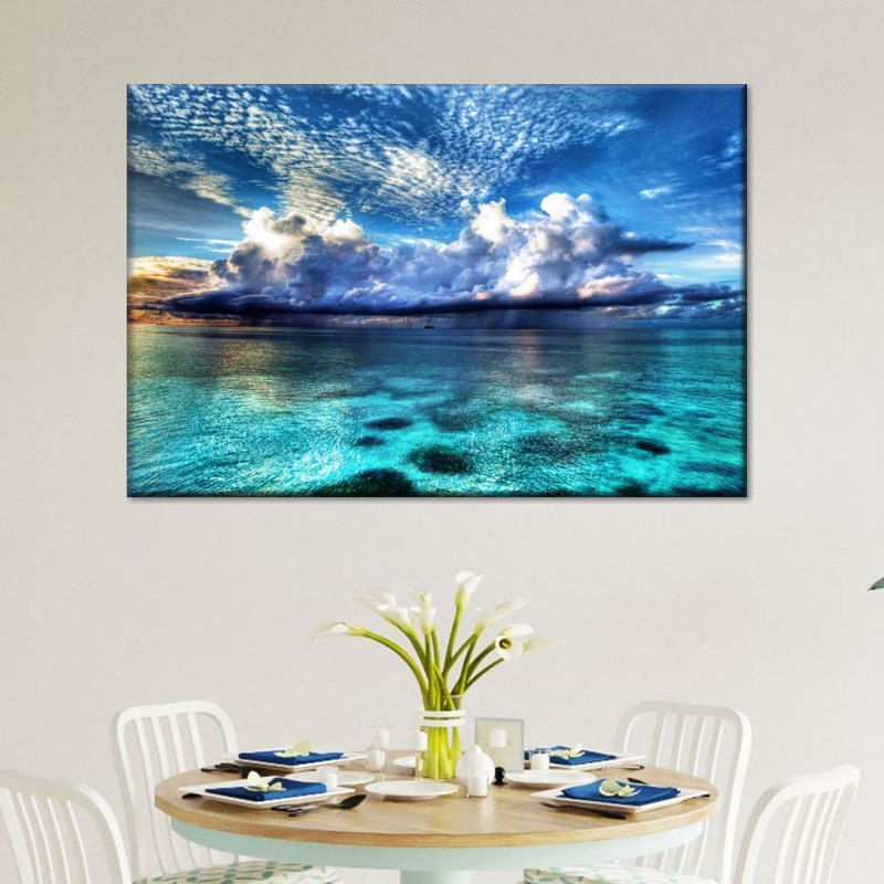 Impression sur toile Cozumel Ocean View, H 8 po x l 12 po x P 1 po