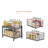 Pull-Out Slide-Out Cabinet Organizer With Foldable Design For Kitchen Storage And Spice Rack