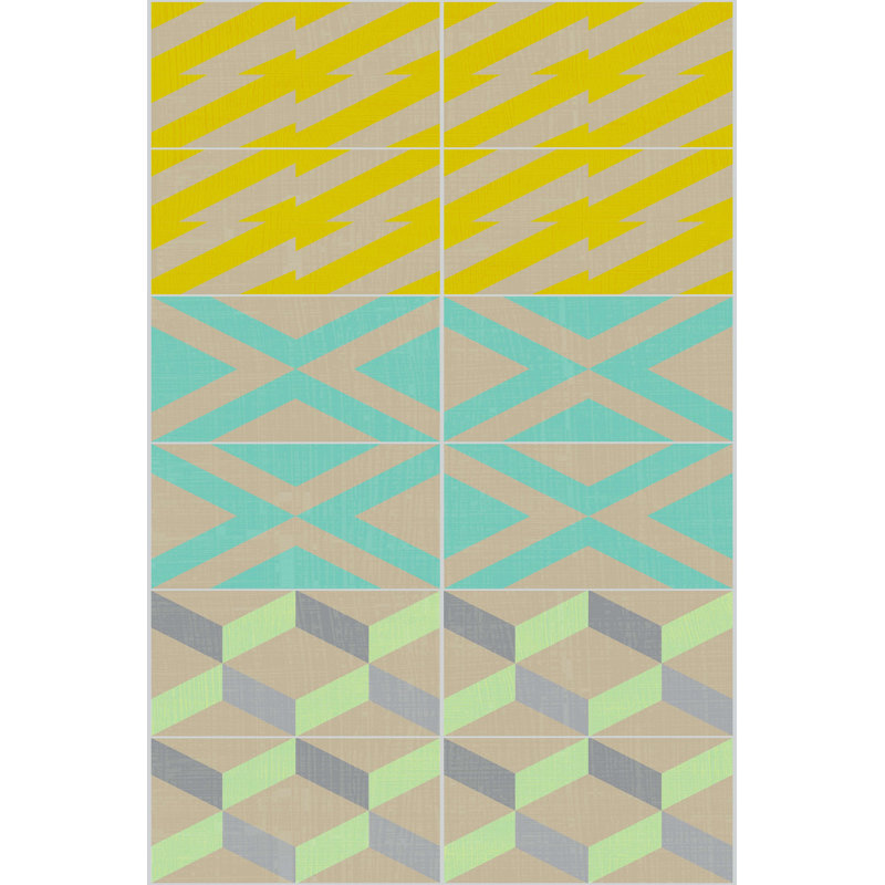 Panneau de carreaux élémentaire III, H 12 po x l 8 po