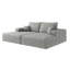 Canapé-lit moderne avec fonctionnalité de canapé-lit double, tissu moelleux et conception modulaire pour divers espaces de vie