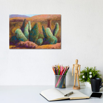 Border Cactus by Candy Mayer - Wrapped Canvas Gallery-Wrapped Canvas Giclée