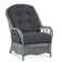Chaise avec accoudoirs en rotin Everglade