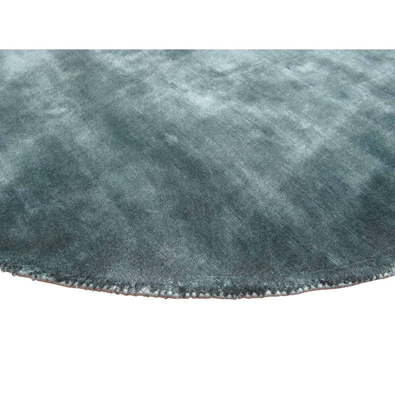 Mankiewicz Solid Colour Hand Woven Shag Area Rug, Round 200cm