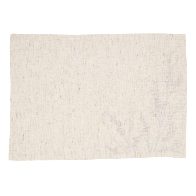 Ensemble de napperons et serviettes de table brodés (4 napperons et 4 serviettes)