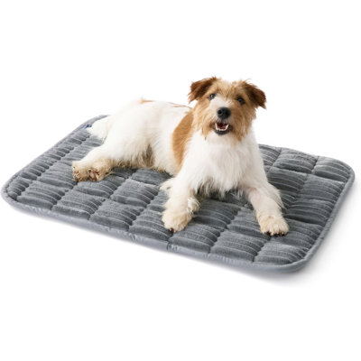 Bedsure Thin Soft Fleece Fully Machine Washable Dog & Cat Crate Mat