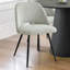 Chaise rembourrée en tissu à dossier ouvert Benjamin-1424462137