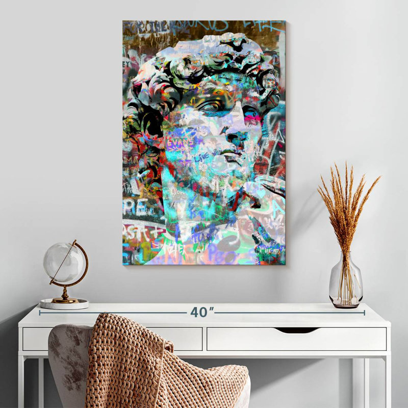 Leisha David Heavy Graffiti, 30" H x 20" W