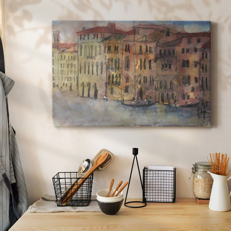 Toile tendue I-Gallery The Venice Facade, H 24 po x l 36 po