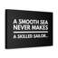 A Smooth Sea - Wrapped Canvas Print-461362863