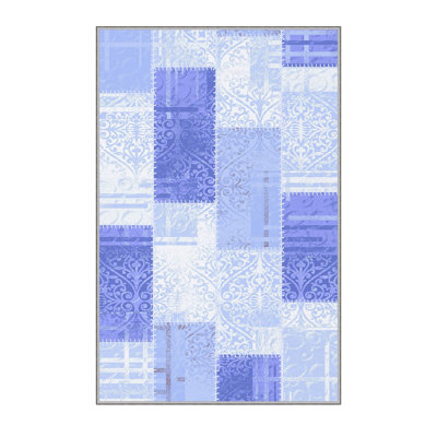 Luxueux tapis imprimé en 3D, 5,9 x 9,2 pieds | 100% polyester, velours de 0,3 po de hauteur, 650 g / m² | Antibactérien et antidérapant dessous, lavable à la machine pour un entretien facile | Parfait pour le salon, la chambre à coucher ou le bureau