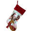 Chaussette de noël brodée