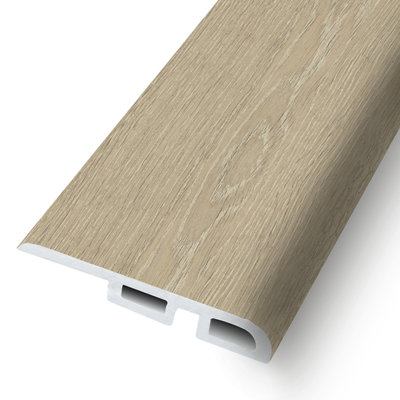 Spiced Rum Waterproof Rigid Core 0.39-in Thick x 1.69-in wide x 94-in length Overlap Reducer