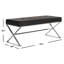Banc rembourré en similicuir Boldberg-182642402