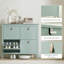 HOMCOM 4 Drawer Shoe Cabinet with Flip Doors for Hallway, Entryway-15484558
