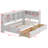 Wooden Daybed With Drawers,Storage Shelf And USB Charging Ports-106691862-106691863
