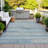 Machine Washable Indoor/Outdoor Xhevrie Teal Rug-111822060