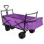 Chariot pliable de 480 lb avec auvent, poussette de chariot avec roues tout-terrain de 7 po, chariot pliable léger, grande capacité pour le camping, le magasinage, les sports et le jardin, mauve