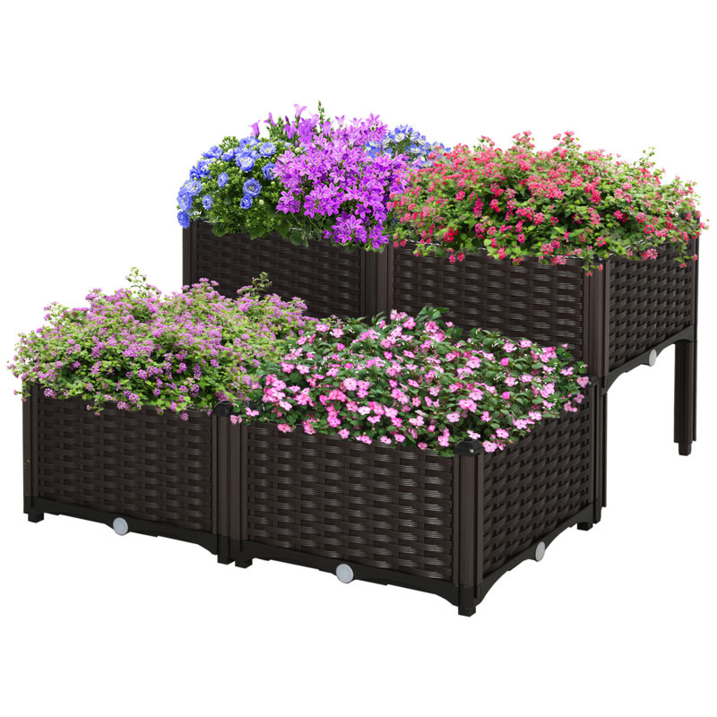 Piece Raised Garden Bed with Legs