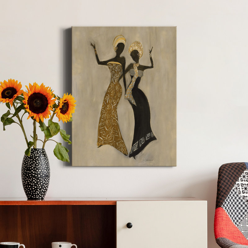 «Celebration II» par Julie Shaternik, reproduction d'art sur toile tendue, H 36 po x l 24 po x P 1 po